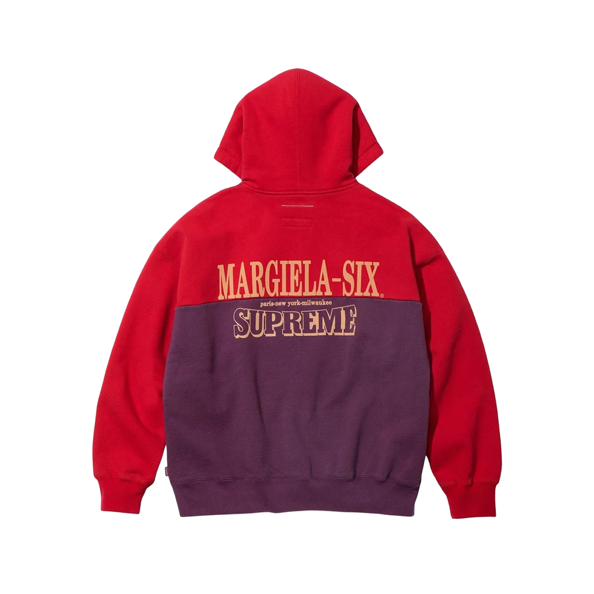 Supreme MM6 Maison Margiela Eagle Zip Up Hooded Sweatshirt Purple