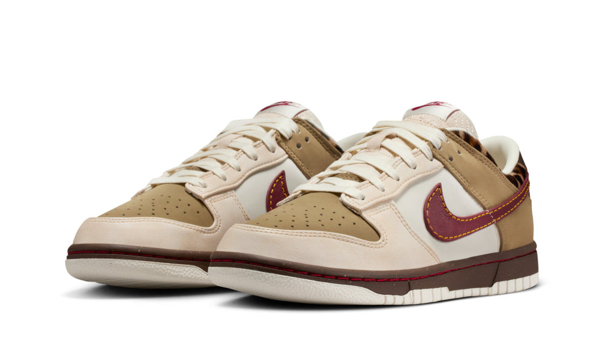 Nike Dunk Low Retro Khaki Team Red Pearl White (W)