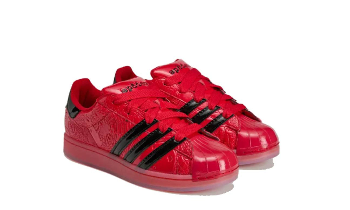 Sp5der x adidas Superstar Red Black