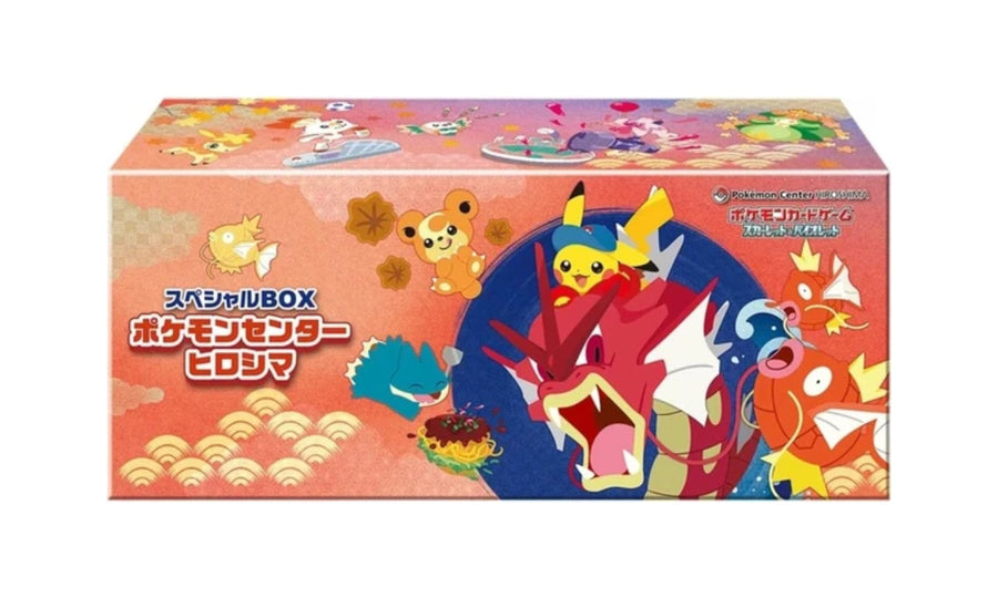 2025 Pokémon Scarlet & Violet Hiroshima Pokemon Center Pikachu Special Box