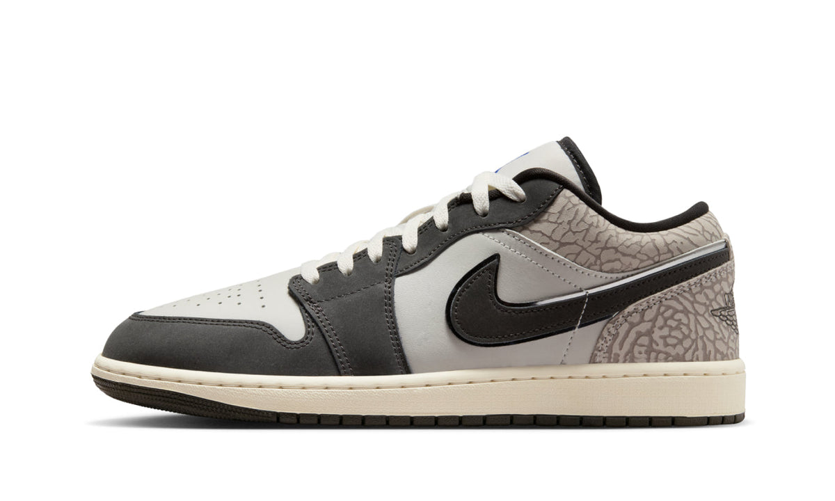 Air Jordan 1 Low SE Sail Deep Pewter Elephent Print