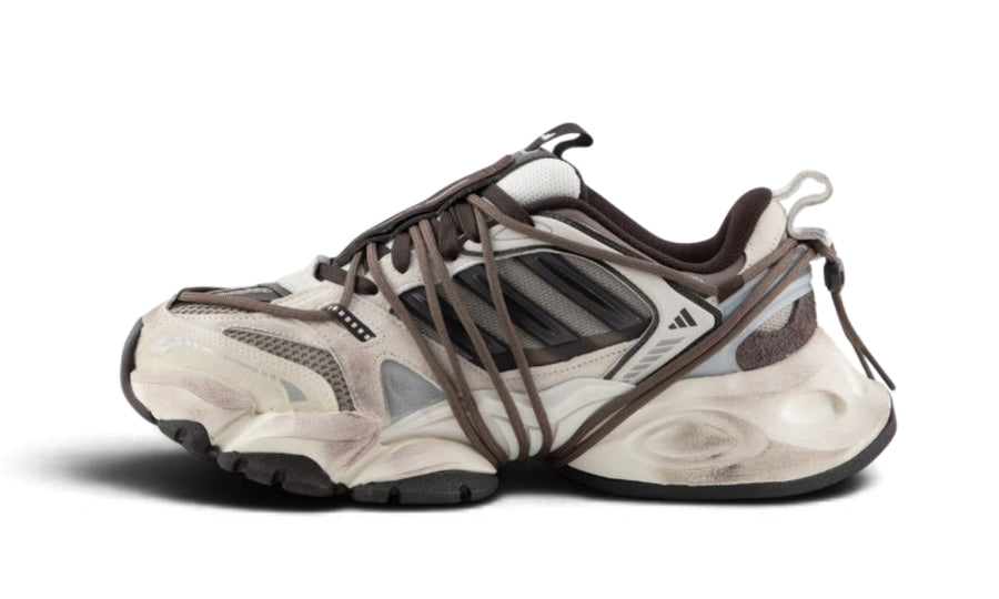 Adidas XLG Runner Deluxe 2.0 Off White Aurora Coffee Trace Green Metallic