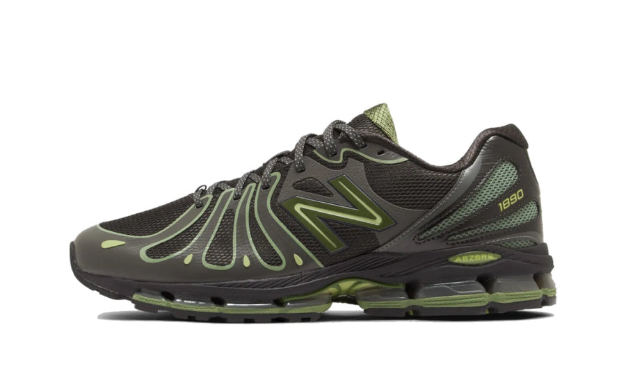 New Balance 1890 Faded Black Utility Green