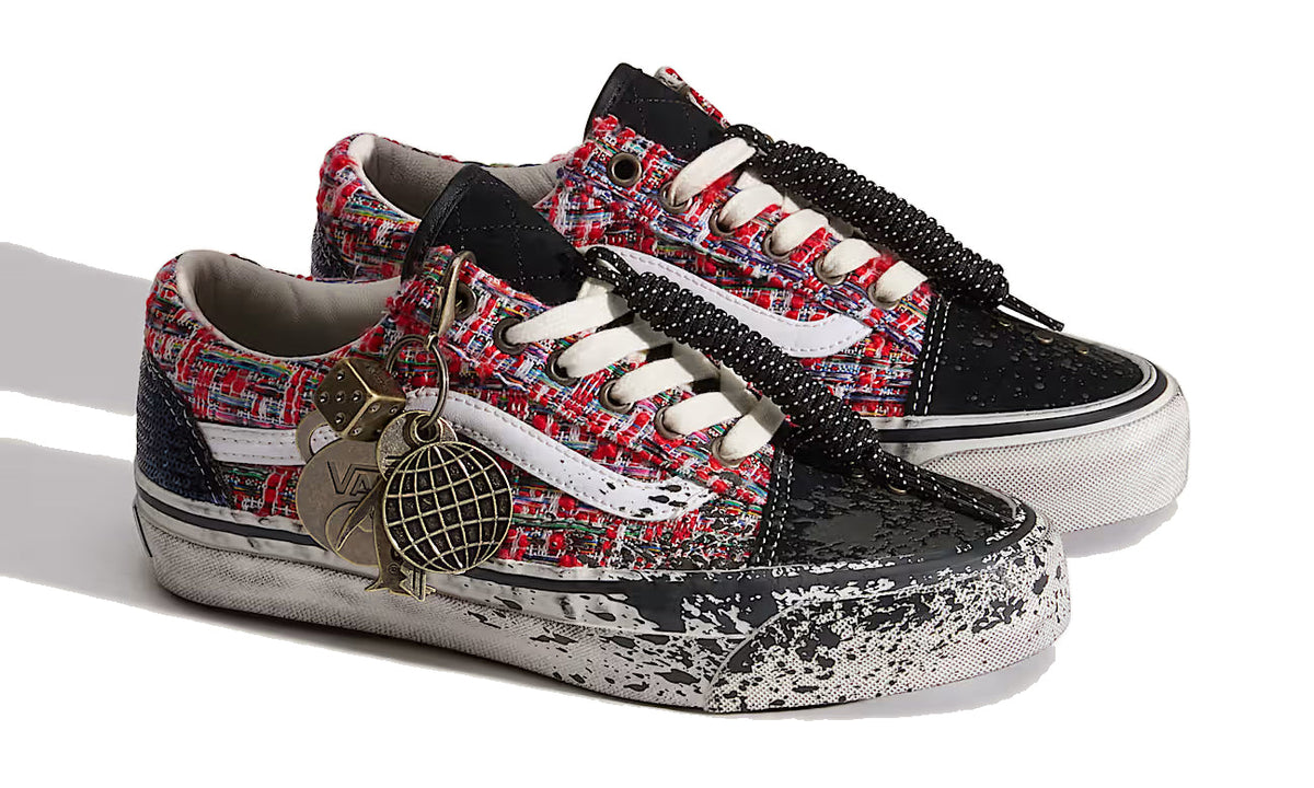 Vans Premium Old Skool Charms Red Black