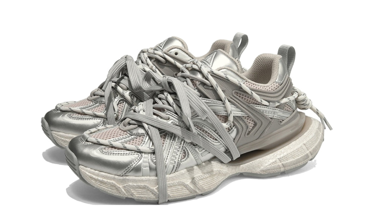MASON GARMENTS Dazzle Double Laced Chunky Fashion Sneaker