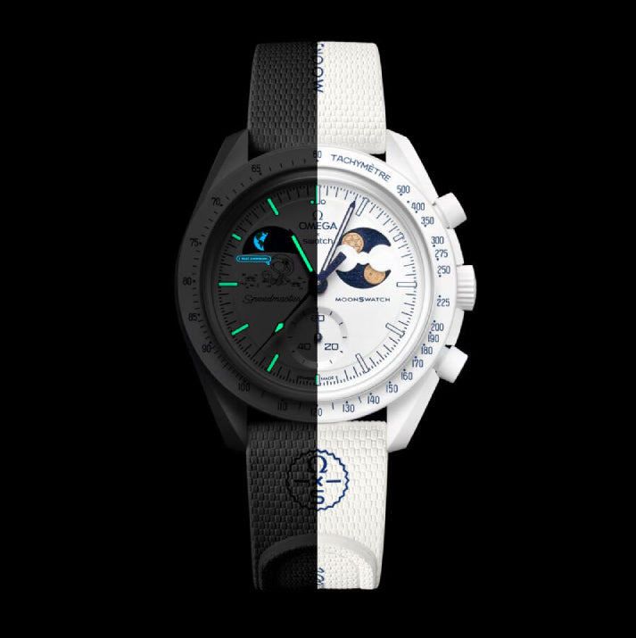 Swatch x Omega Bioceramic Mission To Earthphase Moonshine Gold "Cold Moon"