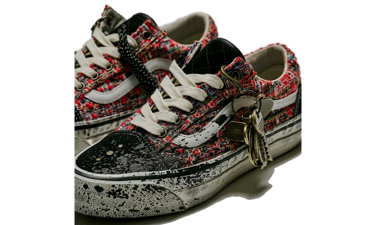 Vans Premium Old Skool Charms Red Black