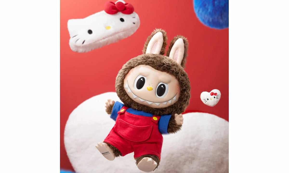 Pop Mart The Monsters Labubu x Hello Kitty Vinyl Plush Doll