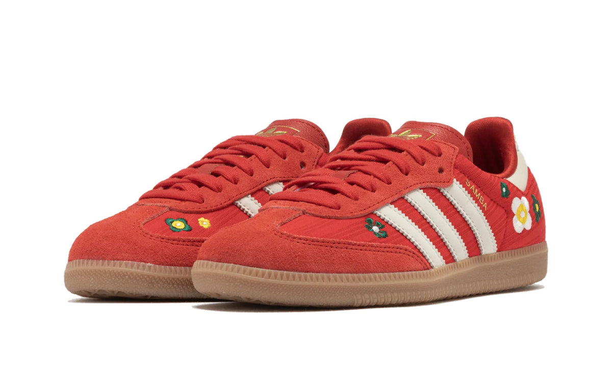 Liberty London x adidas Samba OG Red Floral