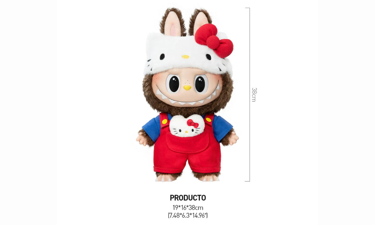 Pop Mart The Monsters Labubu x Hello Kitty Vinyl Plush Doll