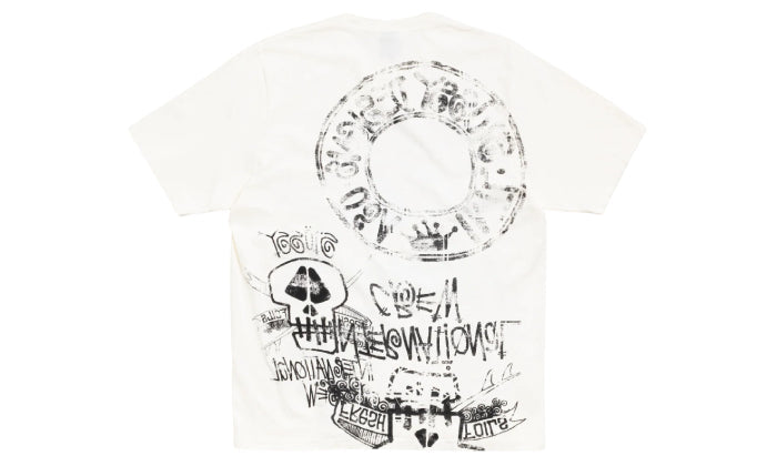 Stussy Skulls Pigment Dyed Tee Natural