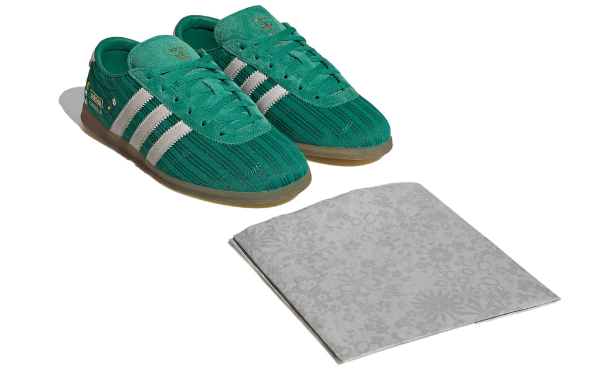 Adidas Originals x Liberty London Gazelle Lo Pro Bold Green Off White Gum