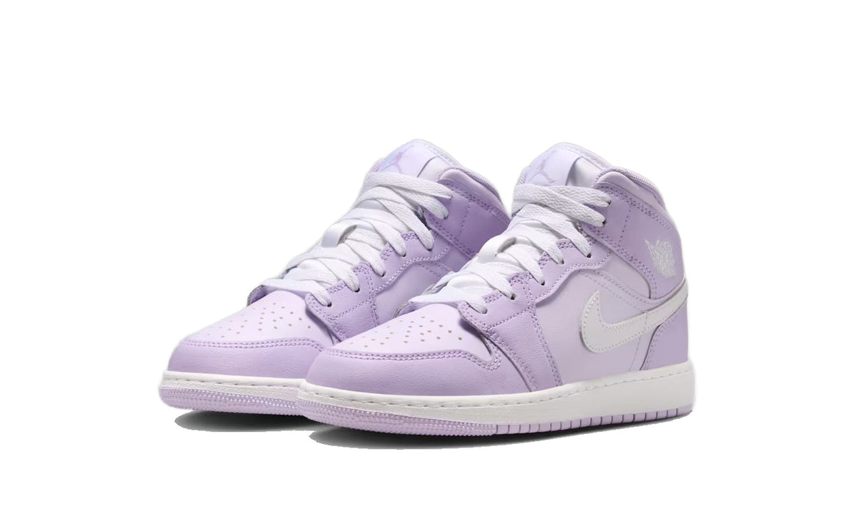 Air Jordan 1 Mid Violet Mist Barely Grape (GS)