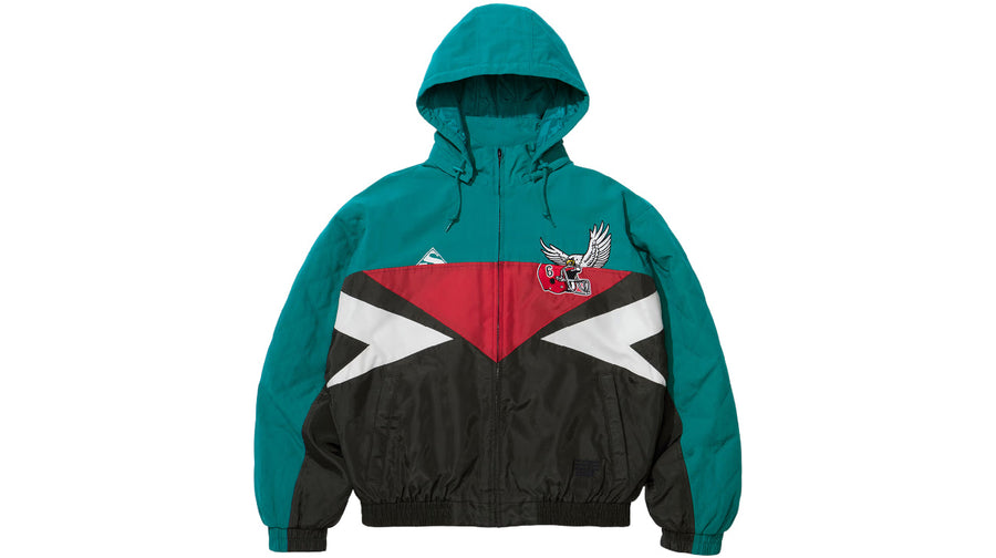 Supreme MM6 Maison Margiela Split Stadium Jacket Teal