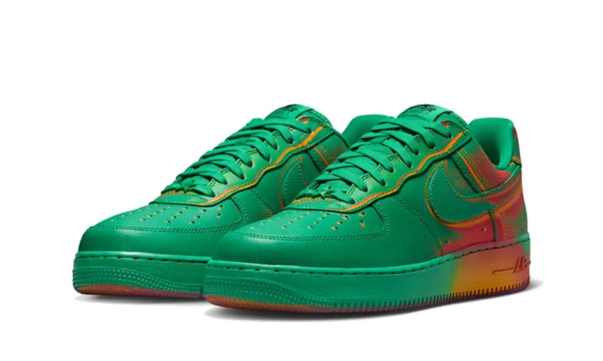 Nike Air Force 1 Low Stadium Green Spray Orange