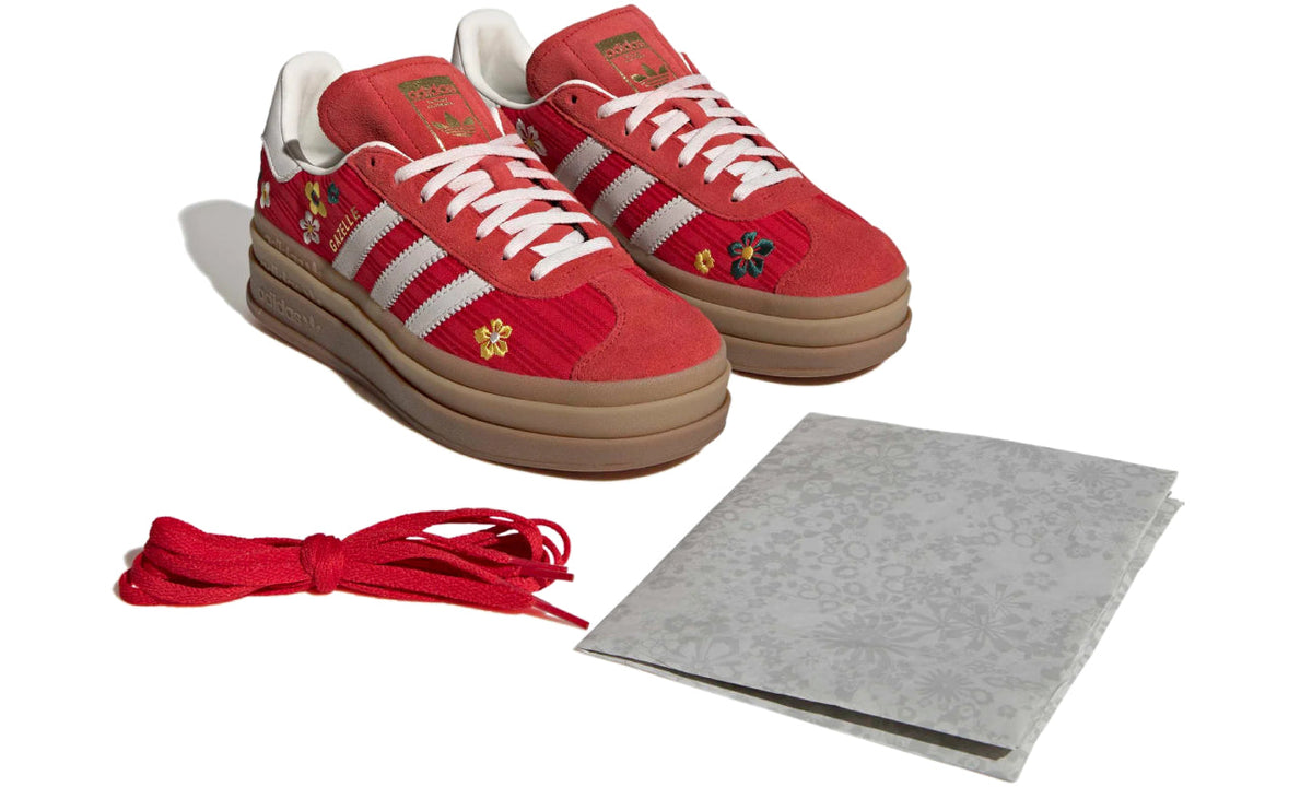 Adidas Gazelle Bold Better Scarlet Floral