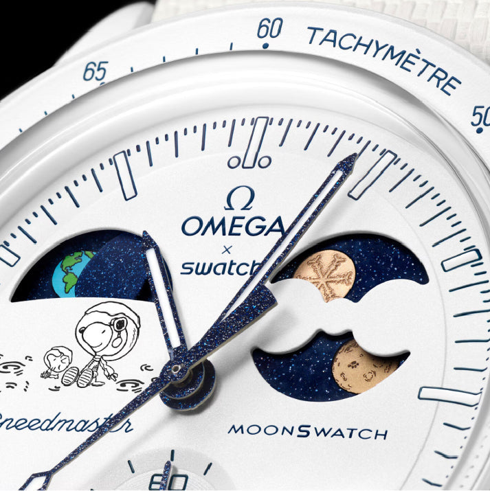 Swatch x Omega Bioceramic Mission To Earthphase Moonshine Gold "Cold Moon"