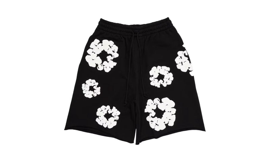 Denim Tears The Cotton Wreath Shorts Black