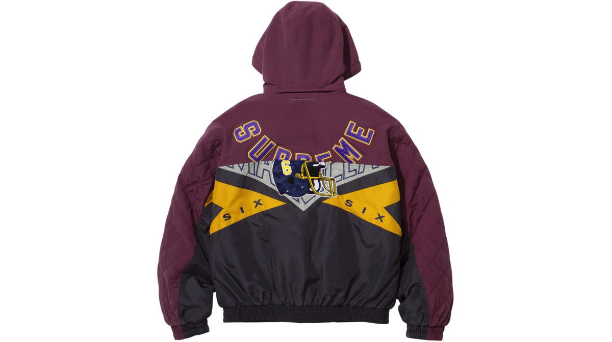Supreme MM6 Maison Margiela Split Stadium Jacket Purple