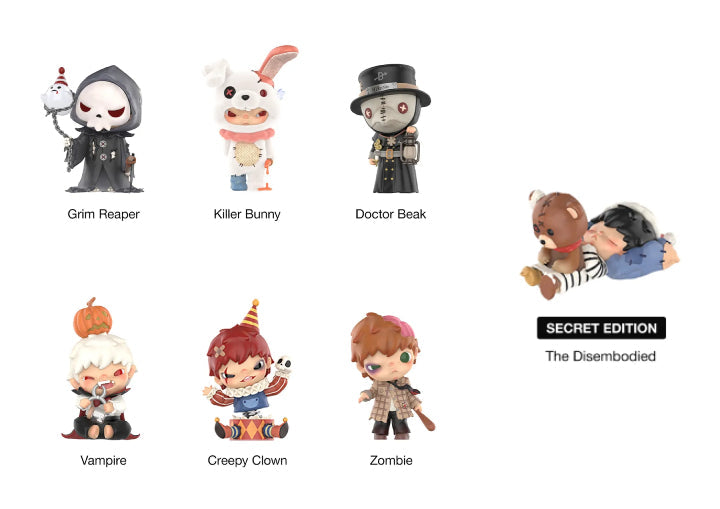Pop Mart Hirono Monsters' Carnival Series Figures Sealed Case