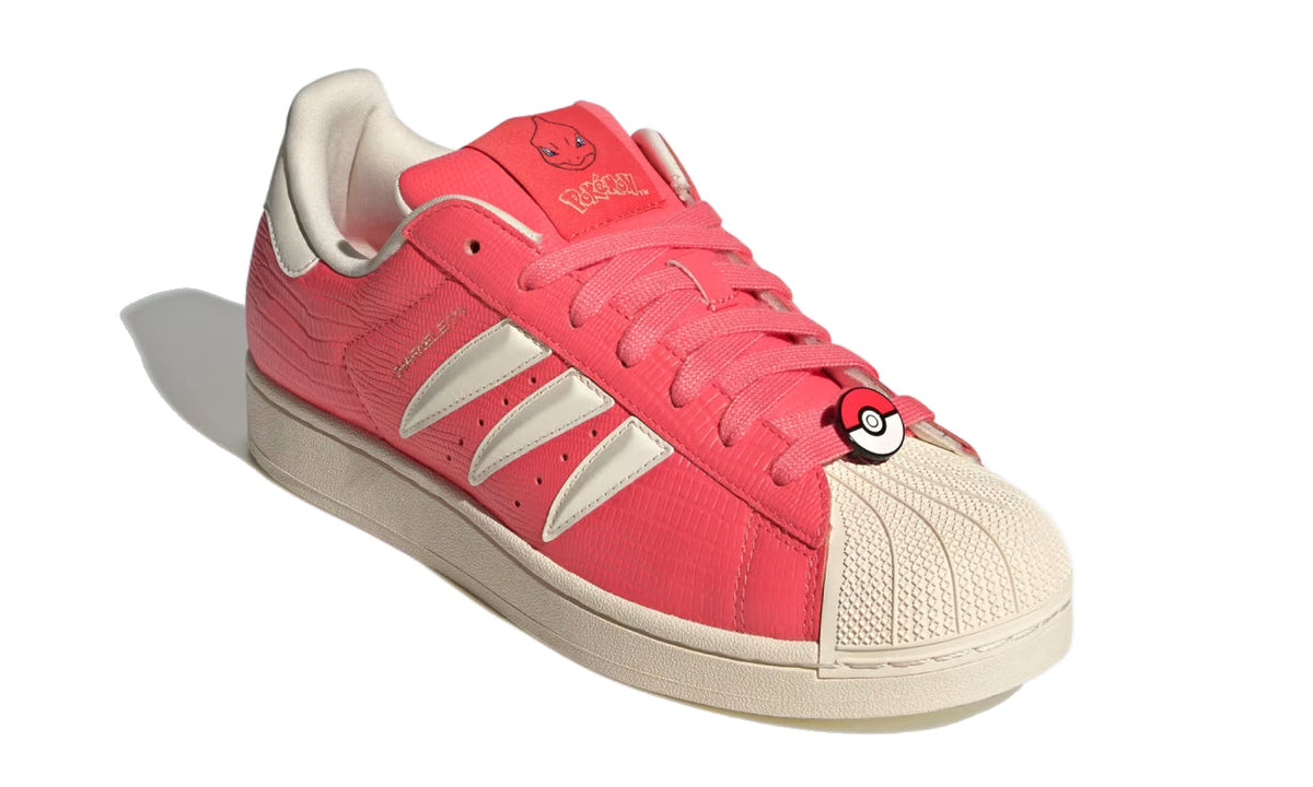 Pokémon x adidas Superstar Charmeleon Scarlet