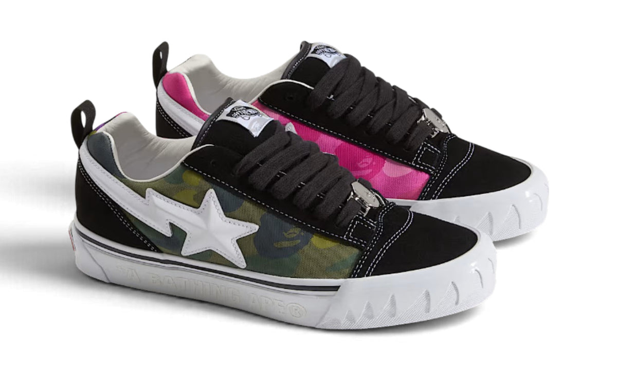 Vans Knu Skool Bape Camo Green
