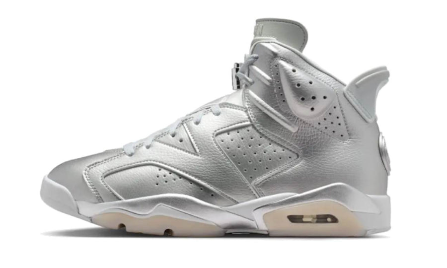 PSG x Air Jordan 6 Metallic Silver
