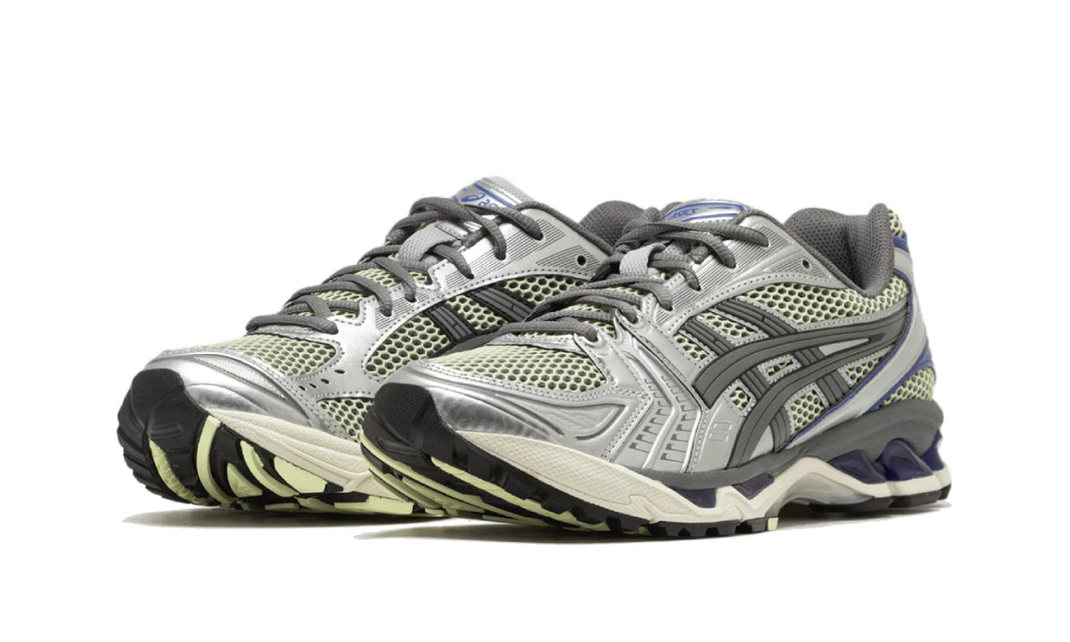 ASICS Gel-Kayano 14 Soft Yellow Asics Blue