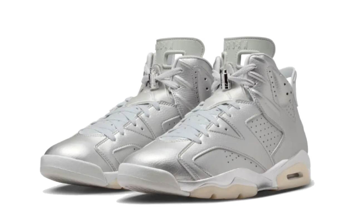 PSG x Air Jordan 6 Metallic Silver