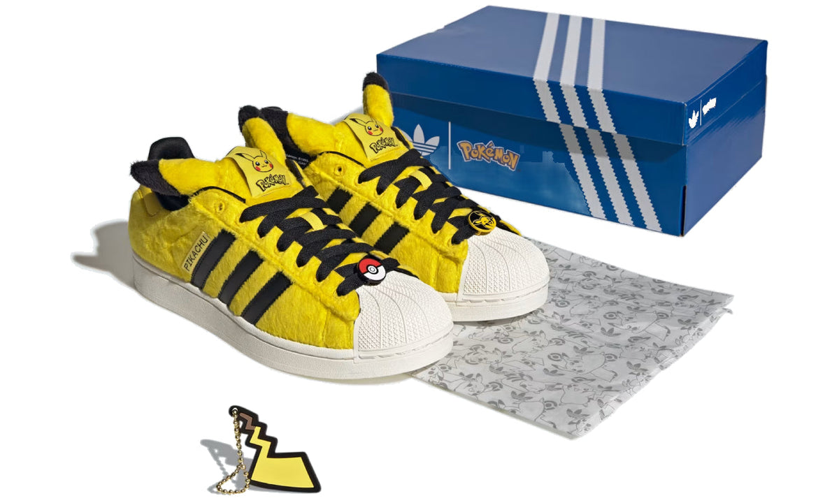 Pokémon x adidas Superstar Pikachu Yellow