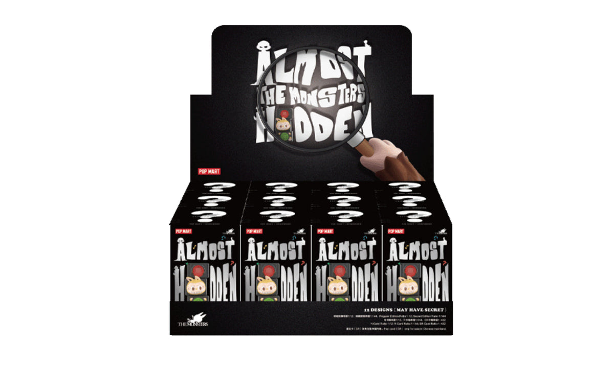 Pop Mart Labubu The Monsters Almost Hidden Series Figures Sealed Case