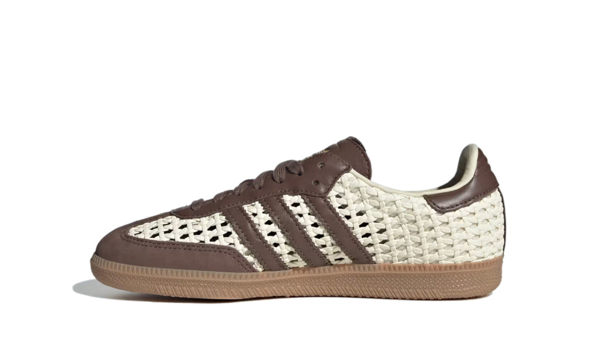 Adidas Samba OG Basketweave Cream White Earth Strata