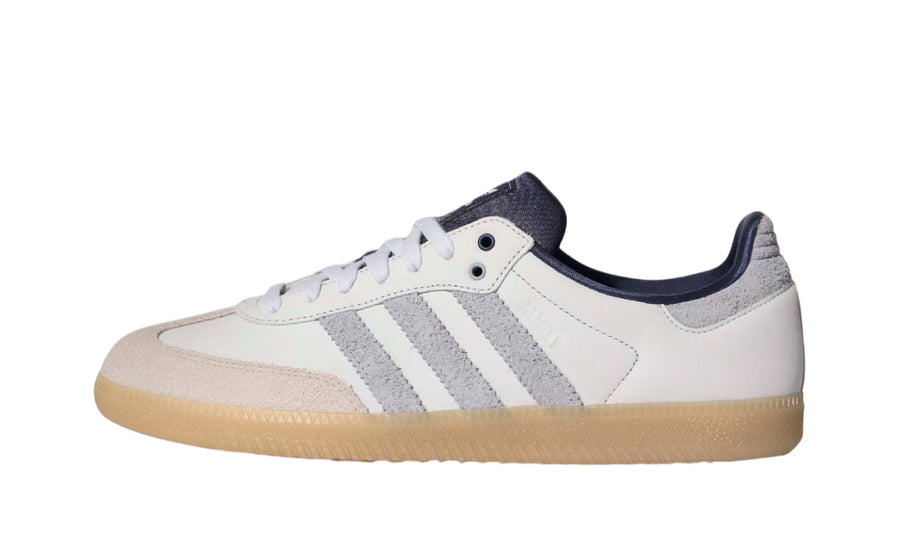 Adidas Samba OG Crystal White Halo Silver Shadow Navy