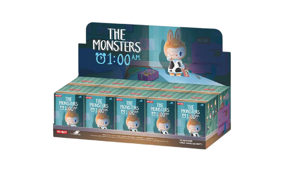 Pop Mart THE MONSTERS Labubu 1:00 A.M. Series Figures Sealed Case