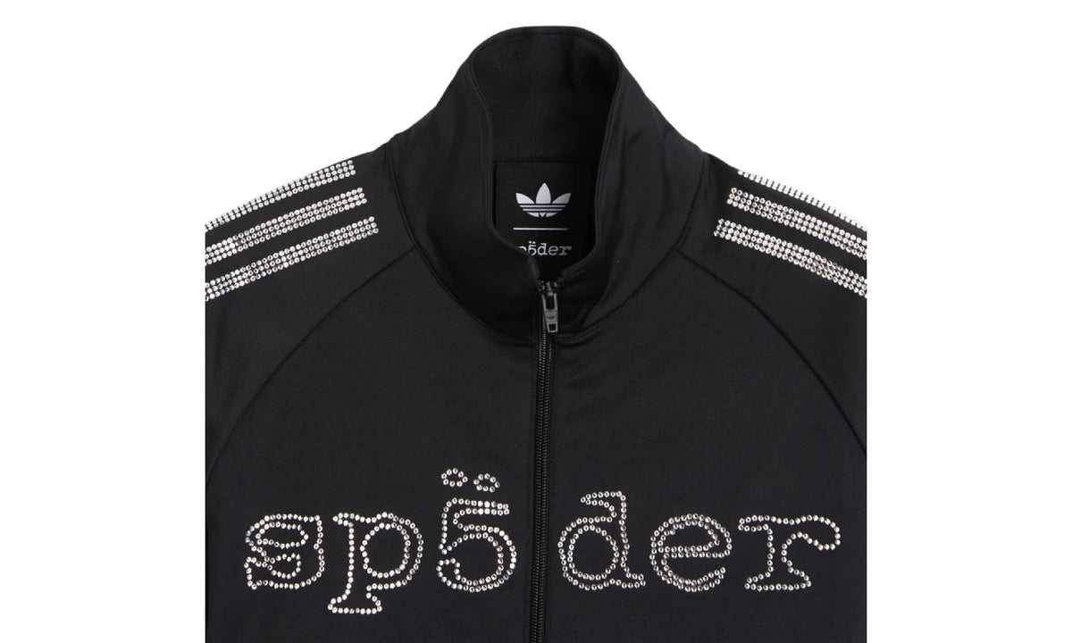 Adidas x Sp5der Rhinestone Track Top Black