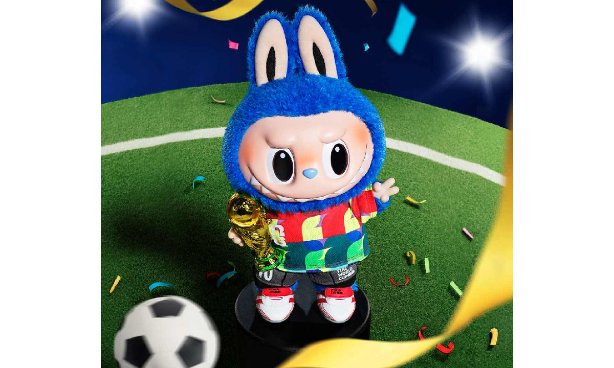 Pop Mart THE MONSTERS x FIFA SERIES Labubu Catch the Win Vinyl Plush Doll