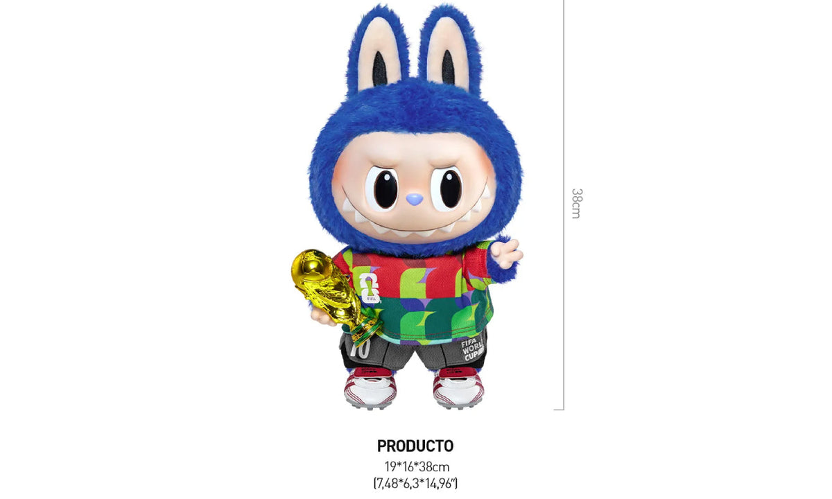 Pop Mart THE MONSTERS x FIFA SERIES Labubu Catch the Win Vinyl Plush Doll