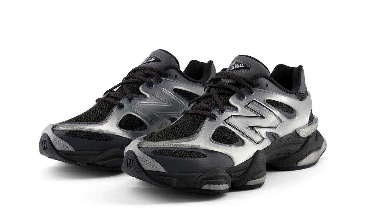 New Balance 9060 X Silver Black