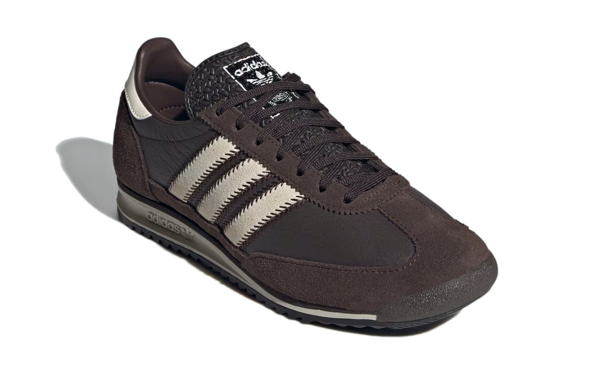 Adidas SL 72 Dark Brown Cream White Core Black