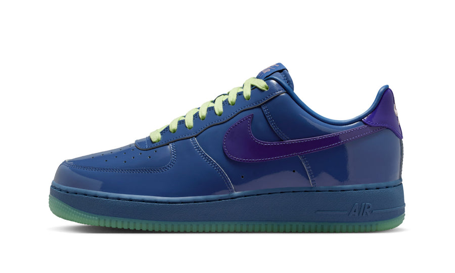 Nike Air Force 1 Low Patent Leather Mystic Navy Grape Ice