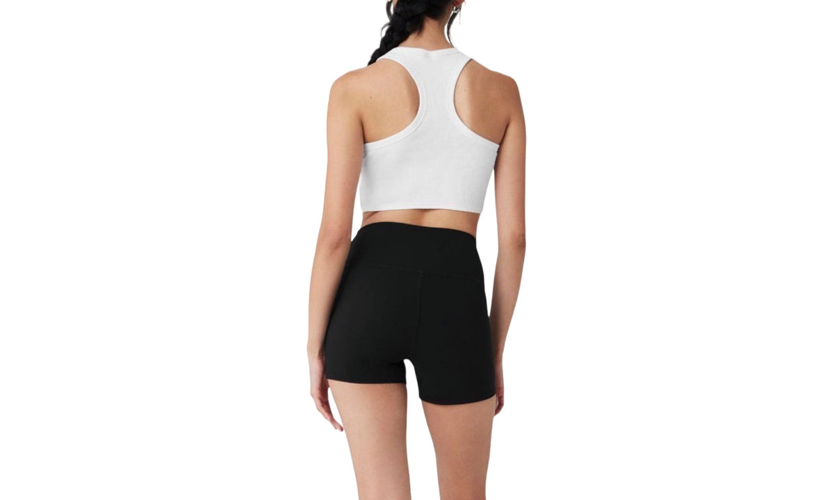 Alo Yoga Crop Tank White