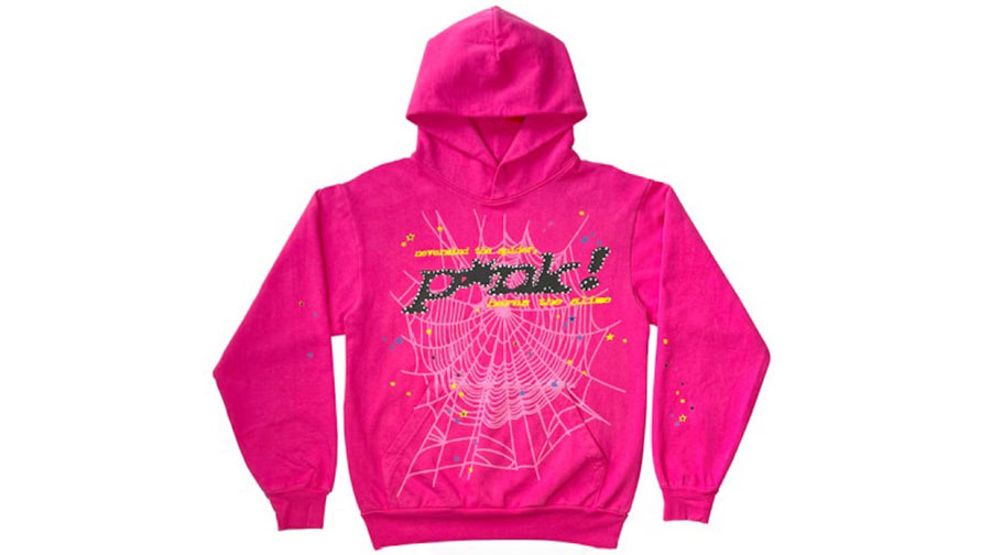 Sp5der P*NK Hoodie Pink