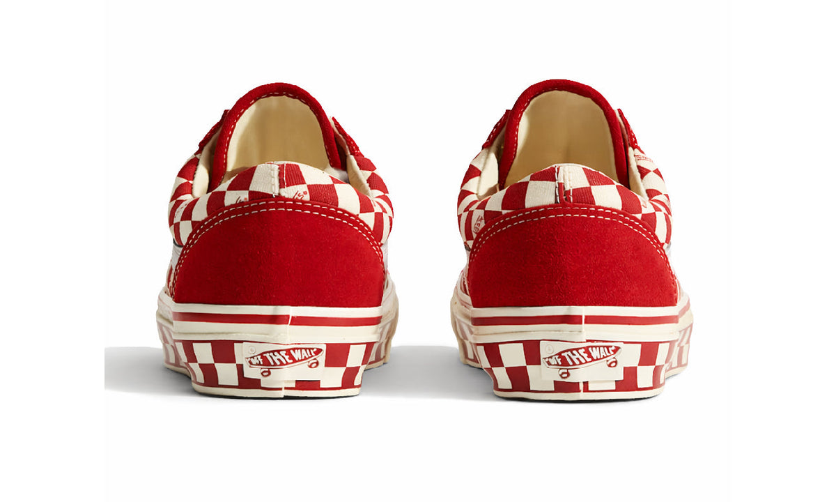 Vans Old Skool 36 Premium Checkerboard Chili Pepper Red