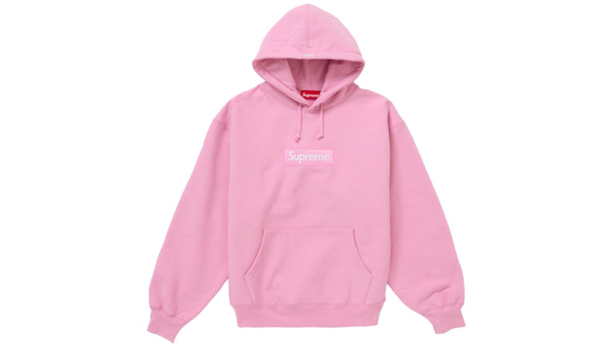 Supreme Box Logo Hooded Sweatshirt Sweatshirt (FW24) Pink
