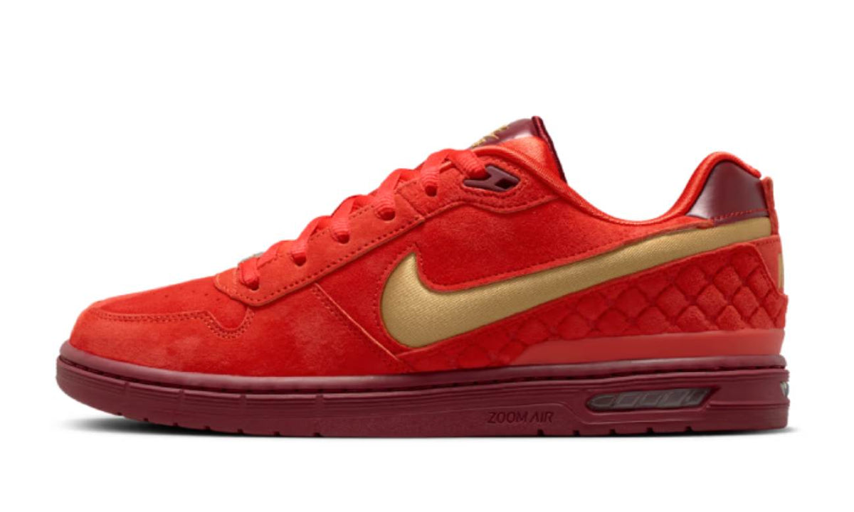 Zoom Air Low de Paul Rodriguez Habanero Red and Team Red